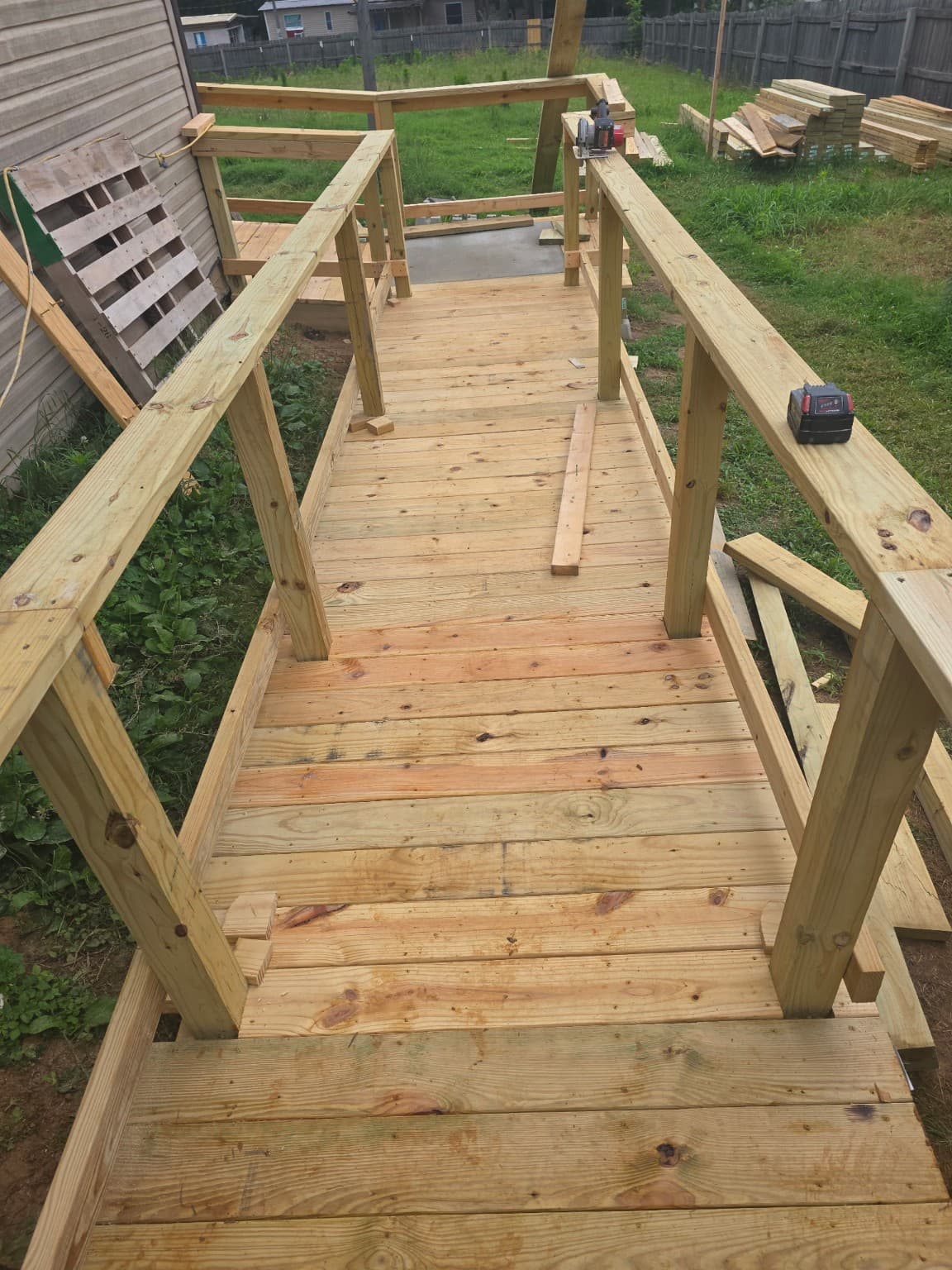 Deck carpentry