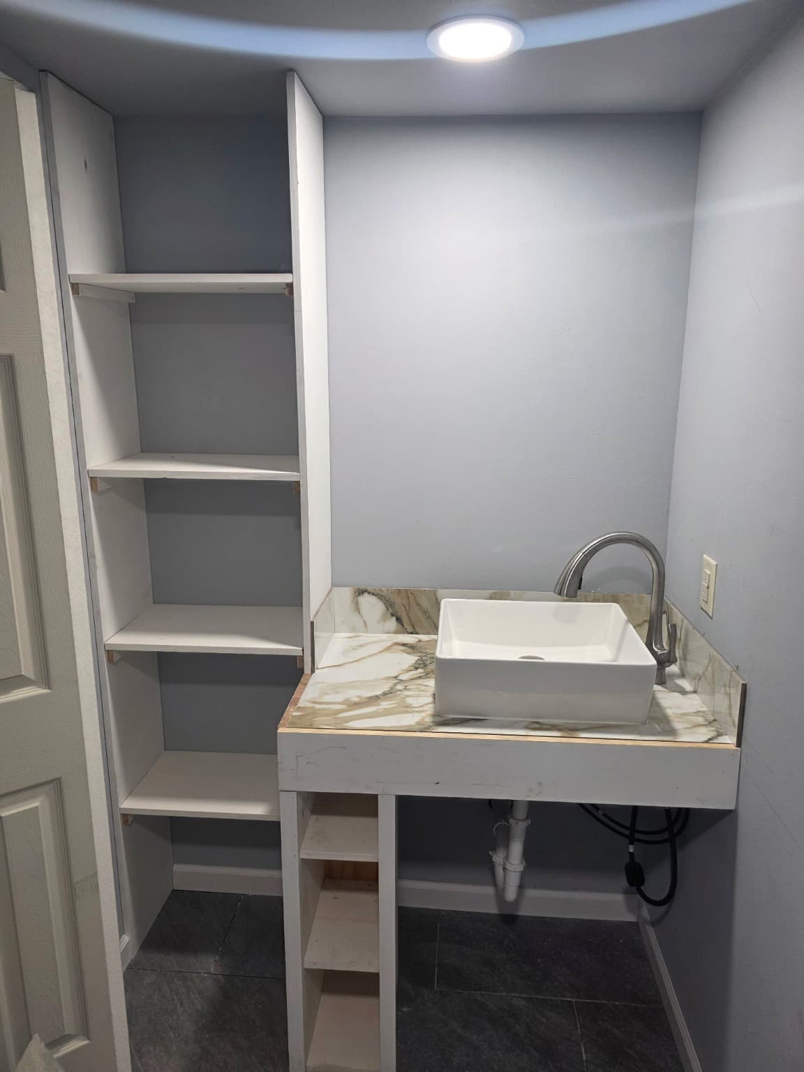 Vanity and built-in work