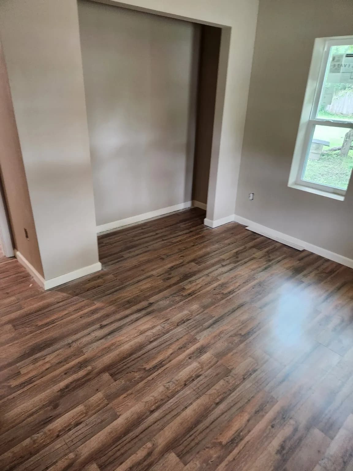 Interior flooring and finish work
